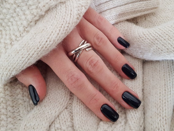 Chunky Silver Rings Aesthetic Rings Korean Jewelry Aesthetic