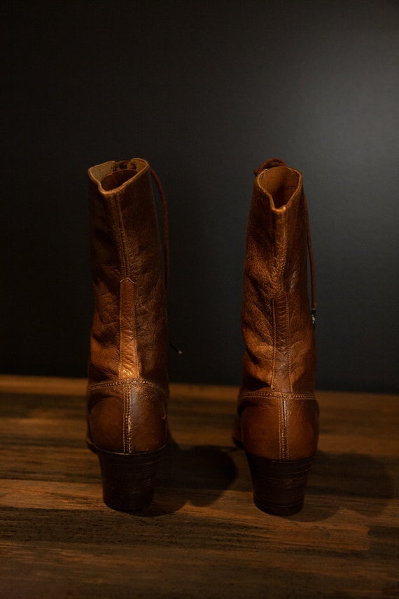 Antique Victorian or Edwardian boots - image 3