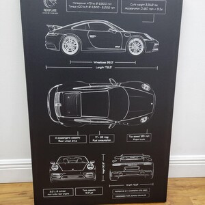 Donald Trump - The Beast Limousine Canvas in Black | Republican Gift for Him | Automotive Trump Wall Art | MAGA Cadillac Car Enthusiast Gift image 5