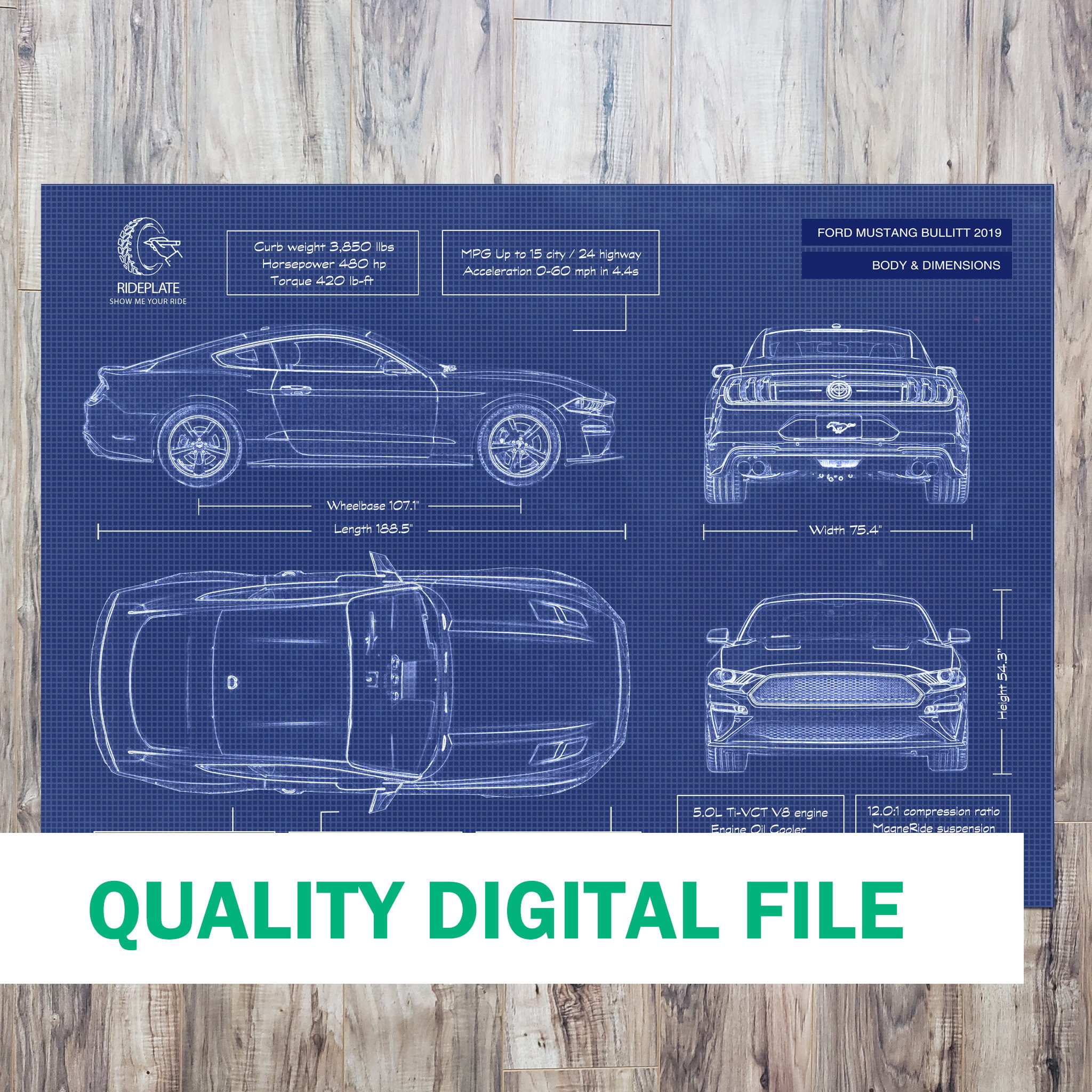2019 mustang sale bullitt floor mats