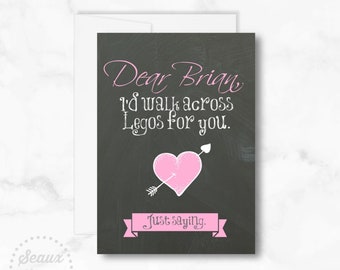 Funny Card for lover; Personalized Greeting Card; Romantic card for Boyfriend; Card for Girlfriend; Card for Husband; Card for Wife