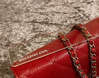 Acrylic WOC Saver for Chanel Wallet on a Chain (Insert only, bag NOT for sale!)