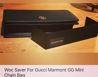 Base &Side Saver para Gucci Marmont GG Mini Chain Bag (INSERT ONLY - Bolso no en venta)