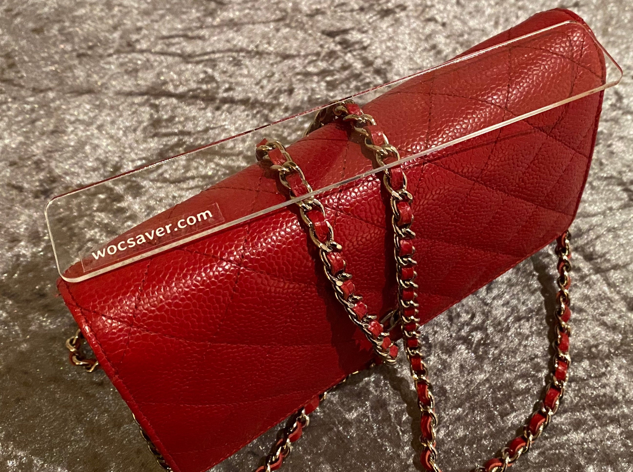 chanel wallet on chain insert