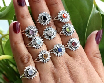 【Fuligo】natural stone ring トルマリン SV Fuligo】natural stone ring トルマリン SV