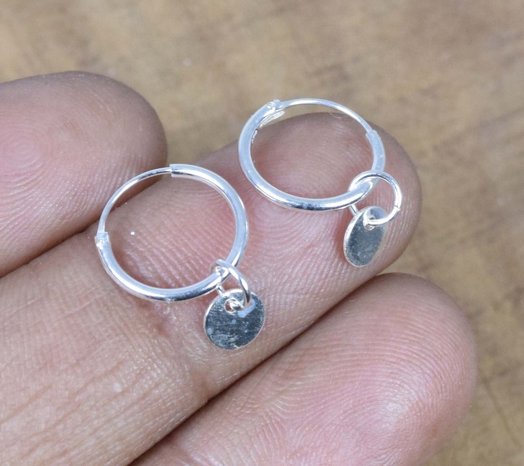 SILVER925 ROUND HOOP EARRINGS /シルバー/ピアス Amazon.com: 925 Sterling Silver Cubic Zirconia Hinged Hoop