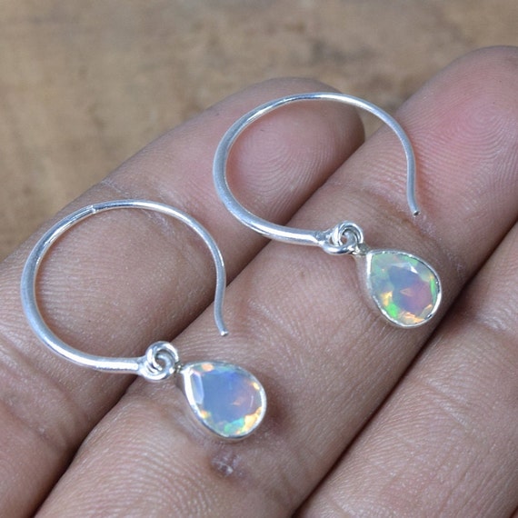 Orecchini in argento sterling con pietra di luna e ametista: gioielli pendenti boho