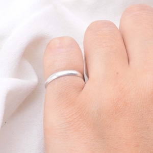 Bague en argent sterling 925 : bague unisexe faite main