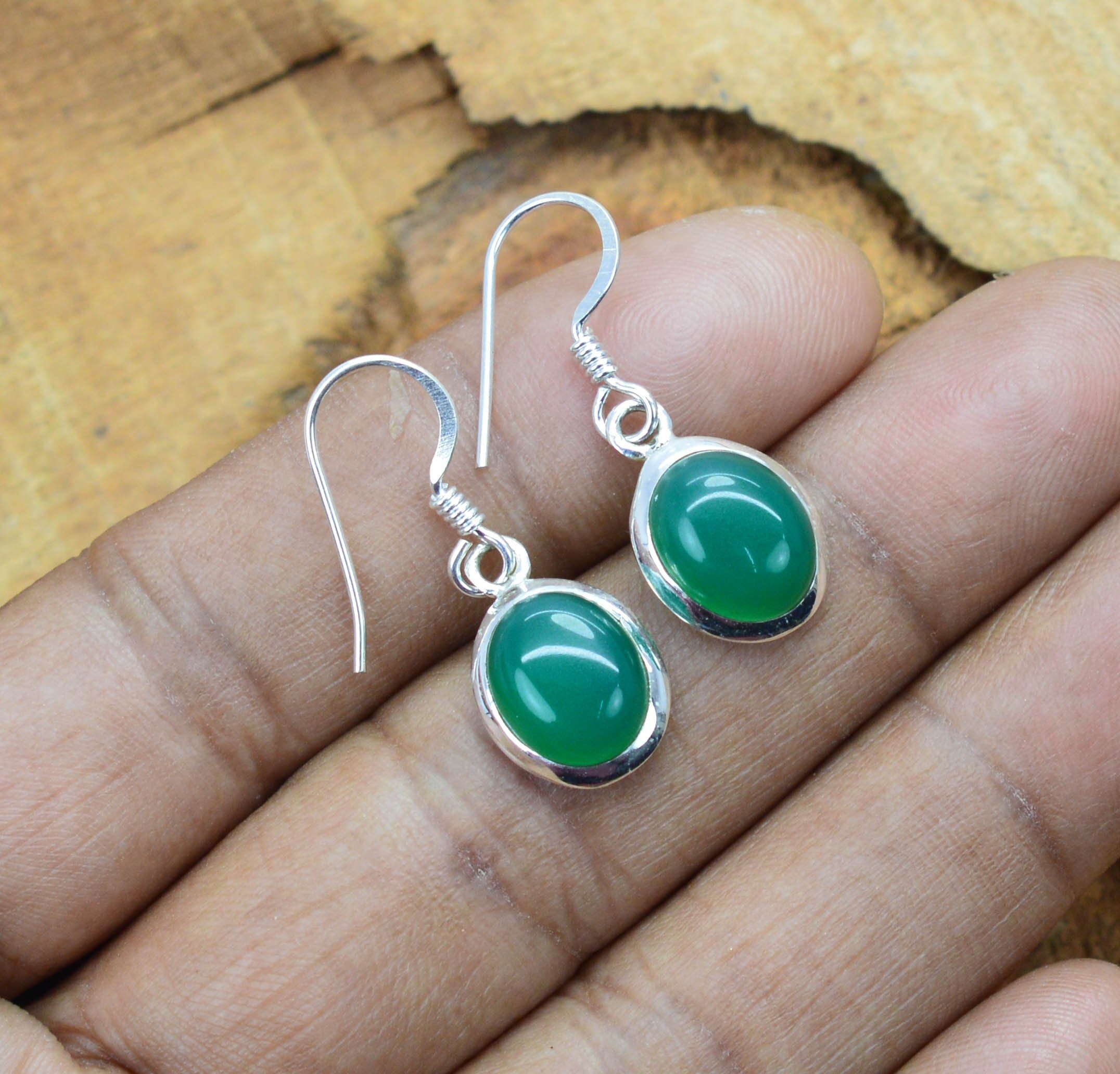 Chalcedony, Green Jade, Labradorite Y-style Necklace Sterling Silver Adjustable Chalcedony, Green Jade, Labradorite Y-style Necklace Sterling Silver Adjustable
