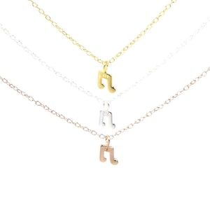 Massief goud 9k/14k/18k muzieknoot ketting ~ muziek charme hanger ~ muziekliefhebbers ketting ~ gouden kleine muzieknoot ketting ~ cadeau voor verjaardag