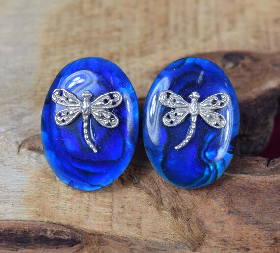 Orecchini Libellula In Acciaio E Twist Cristallo Swarovski Neri Sil Night Fatti A Mano Anemone