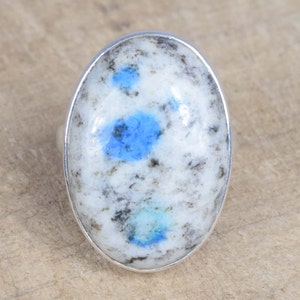 K2 Jasper 925 Silver Jasper Natural Gemstone Jewelry Ring ~ Oval Shape Ring ~ Handmade Jewelry ~ Gift For Birthday ~ Ring Size US- 7/ UK- N