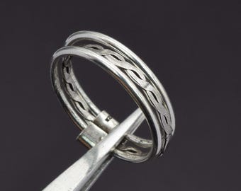 925 Sterling Silver Multi Band Ring, Unique Statement Everyday Jewelry For Him or Her