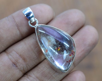 Garden Quartz 925 Sterling Silver Gemstone Pendant ~ Elegant Pendant ~ Handmade Jewelry ~ Gemstone ~ Garden Quartz ~ Gift For Anniversary