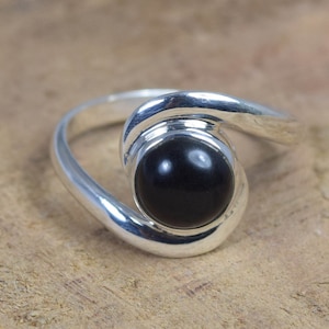 Black Onyx 925 Sterling Silver Onyx Gemstone Jewelry Ring ~ December Month Birthstone ~ Black Onyx Ring ~ Gift For Valentine Day