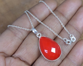 ★ROSEMONT★ SILVER Red Carnelian Pearl Necklace La Vie En R il_340x270.3818626459_jbv4.jpg