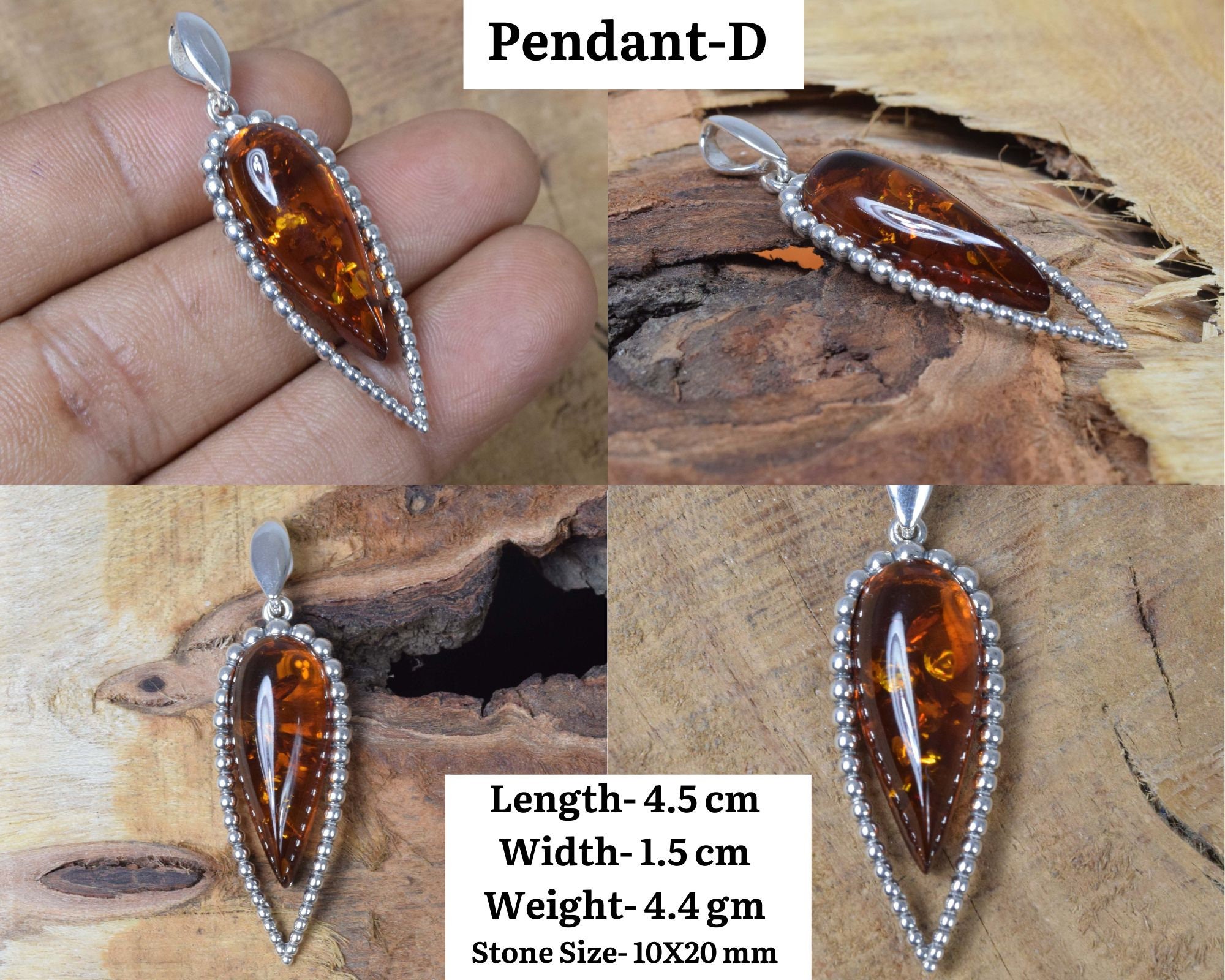 Acquista Prehnite muschio, pendente di gioielli in argento sterling 925 fatto a mano con pietre