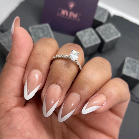 PERIDOTO ANELLO DI Fidanzamento 2 KT Anniversario 925 Argento Fascia EUR 46,64 - IT - Foto 7