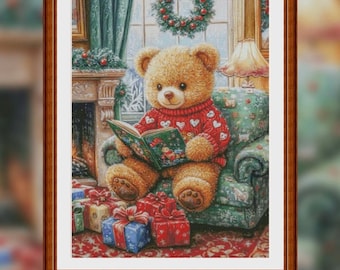 Painting Fairy It’s the best time of the year Cross Stitch Kit-beginner friendly, perfect gift for craft lovers