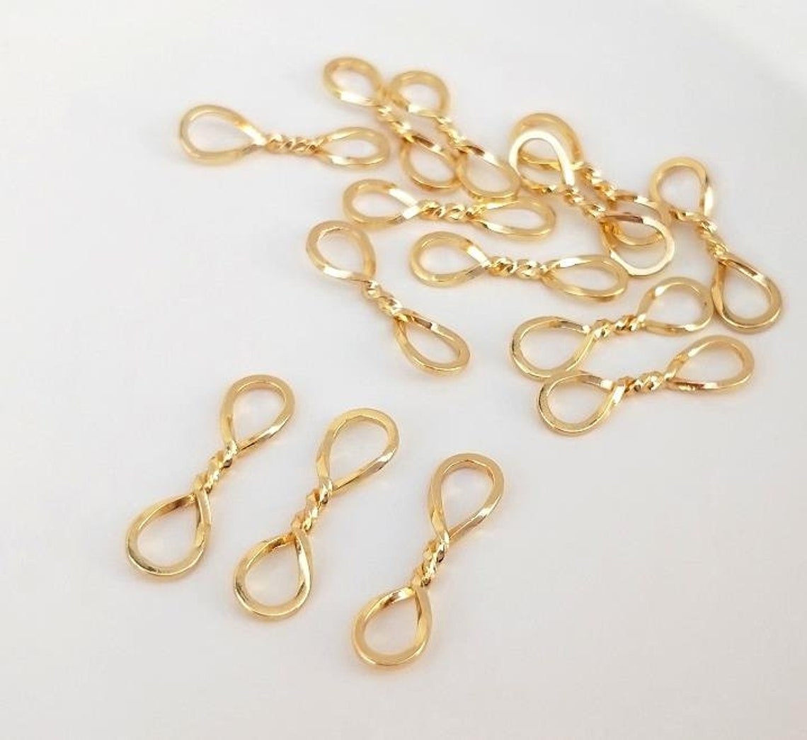 10/20/50pcs 14K Real Gold Plated Etsy