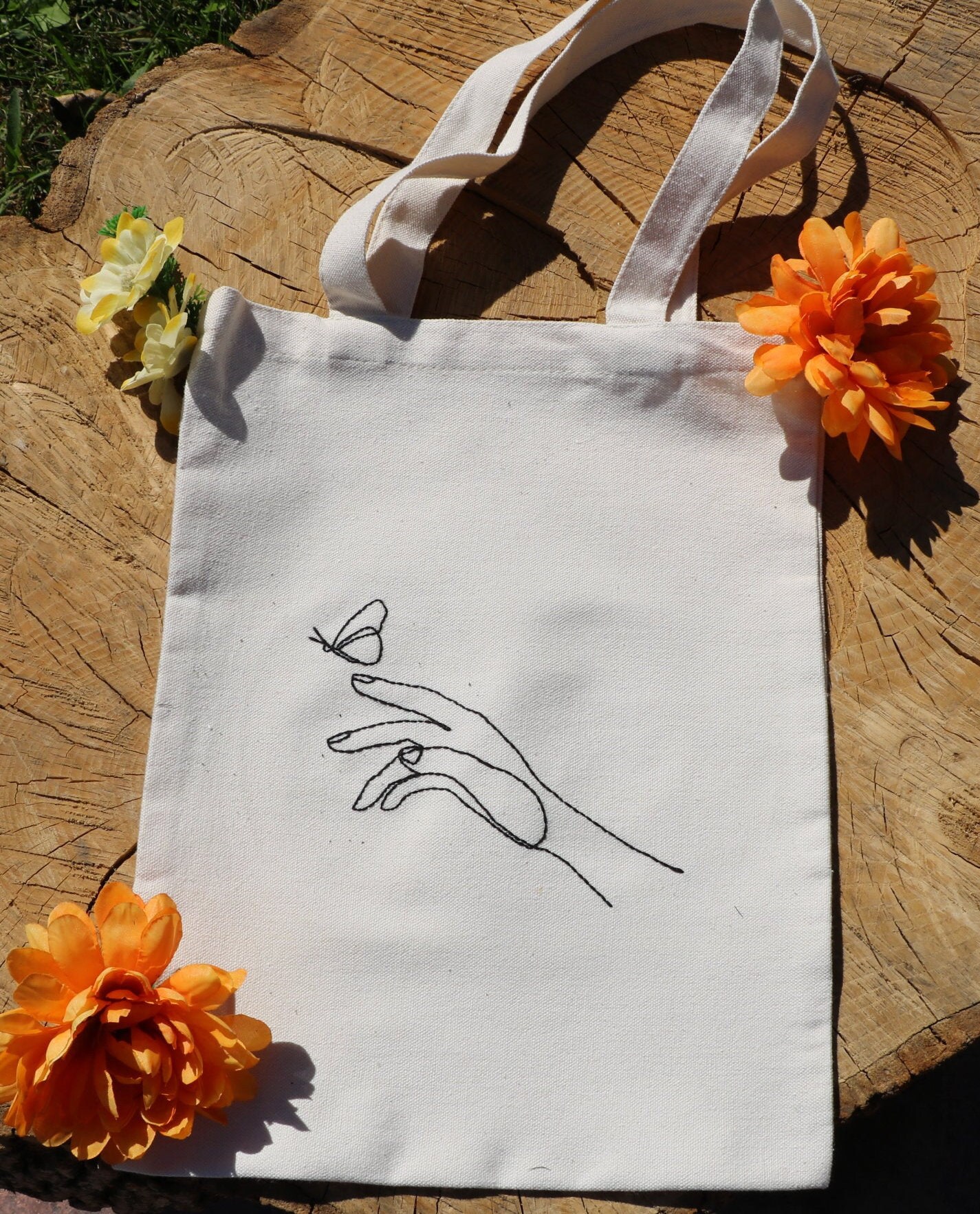 Canvas Tote Bag/embroidered Tote Bag/tote Bag Canvas/tote - Etsy