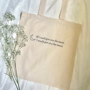 Phoebe Bridgers moon song tote bag, Phoebe Bridgers merch, Phoebe Bridgers gift, Phoebe Bridgers punisher merch, moon song merch