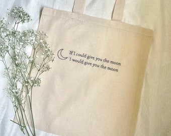 Phoebe Bridgers moon song tote bag, Phoebe Bridgers merch, Phoebe Bridgers gift, Phoebe Bridgers punisher merch, moon song merch