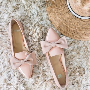 Pointy Flats Leather Ballet Flats 