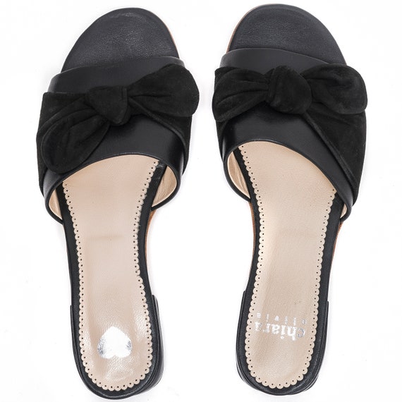 Buy > bow flat sandals > in stock