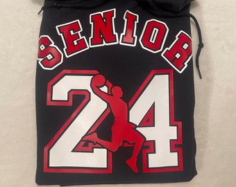 2024 Senior Shirt, Basketball Senior Boy, Colors Can Be Changed