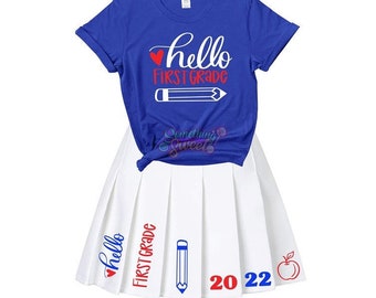 Back To School Outfit or Tee Only - Pre-K thru 5th