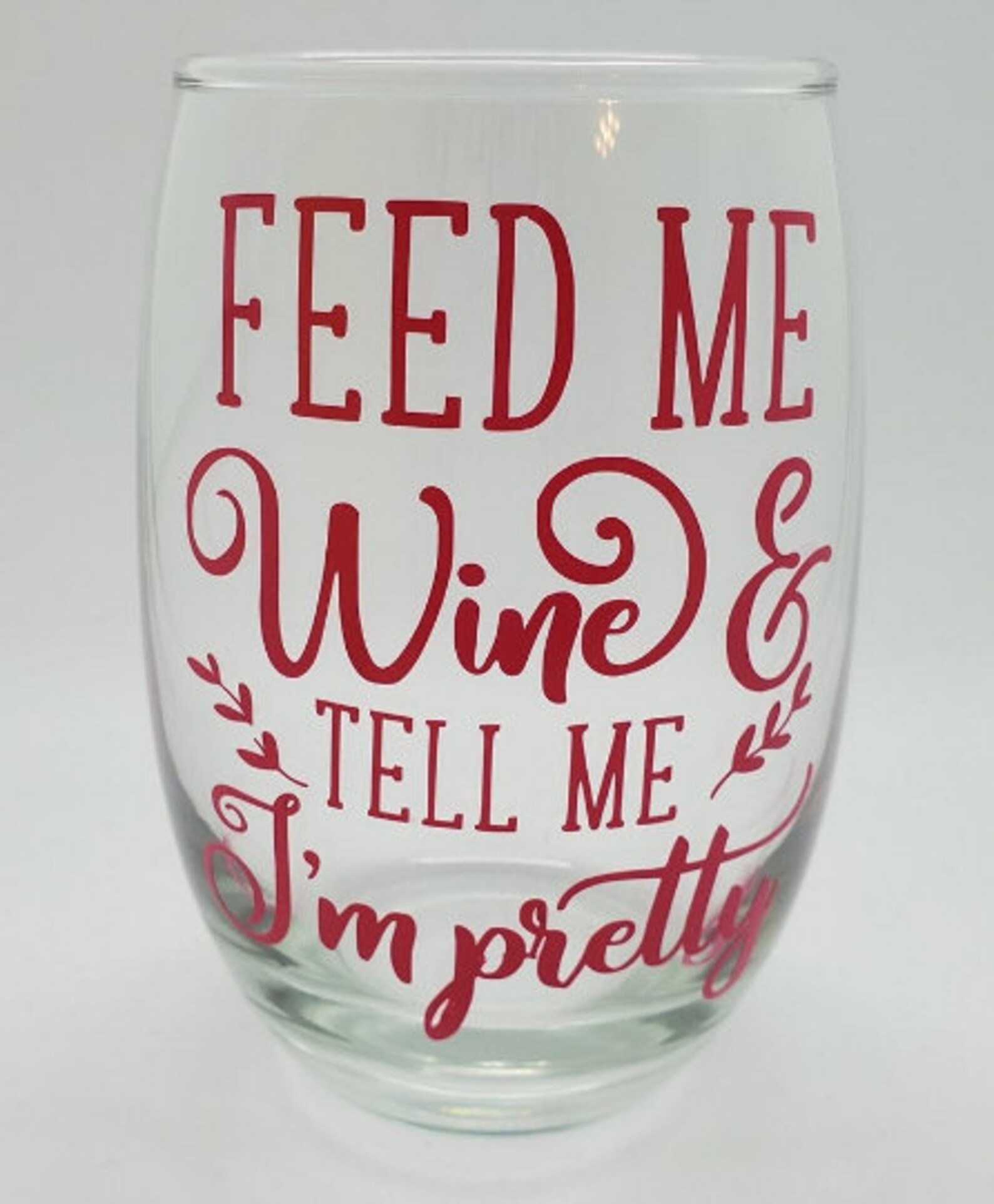 Wine Glass Decals Her Winess Custom Wine Glass Stickers Etsy