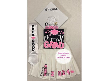 Graduation Outfit,  Pre-K thru 8th Grade With Hat & Stole (Also Available For Seniors)