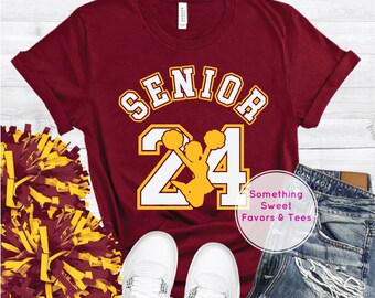 2024 Senior Shirt, Cheer Senior, Colors Can Be Changed