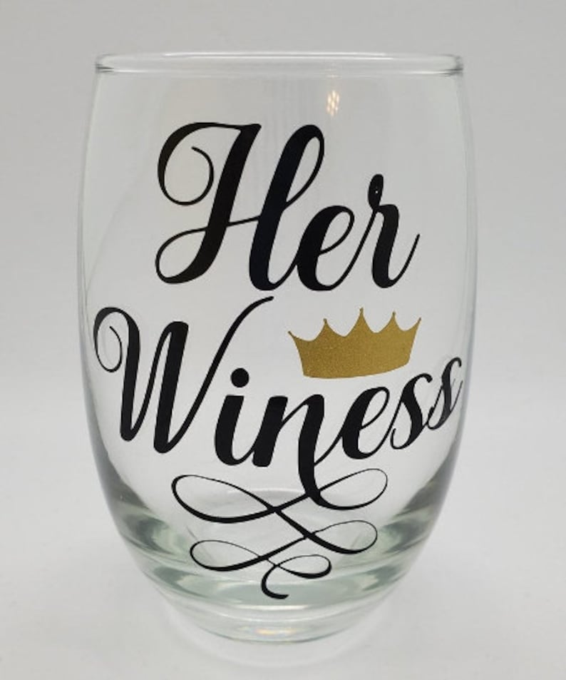 Wine Glass Decals Custom Wine Glass Stickers Vinyl Decal Etsy