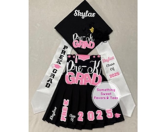 Graduation Outfit,  Pre-K thru 8th Grade With Hat & Stole  (Also Available For Seniors)