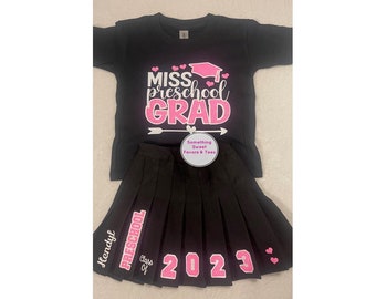 Class of 2024 Miss Preschool Grad Graduation Outfit