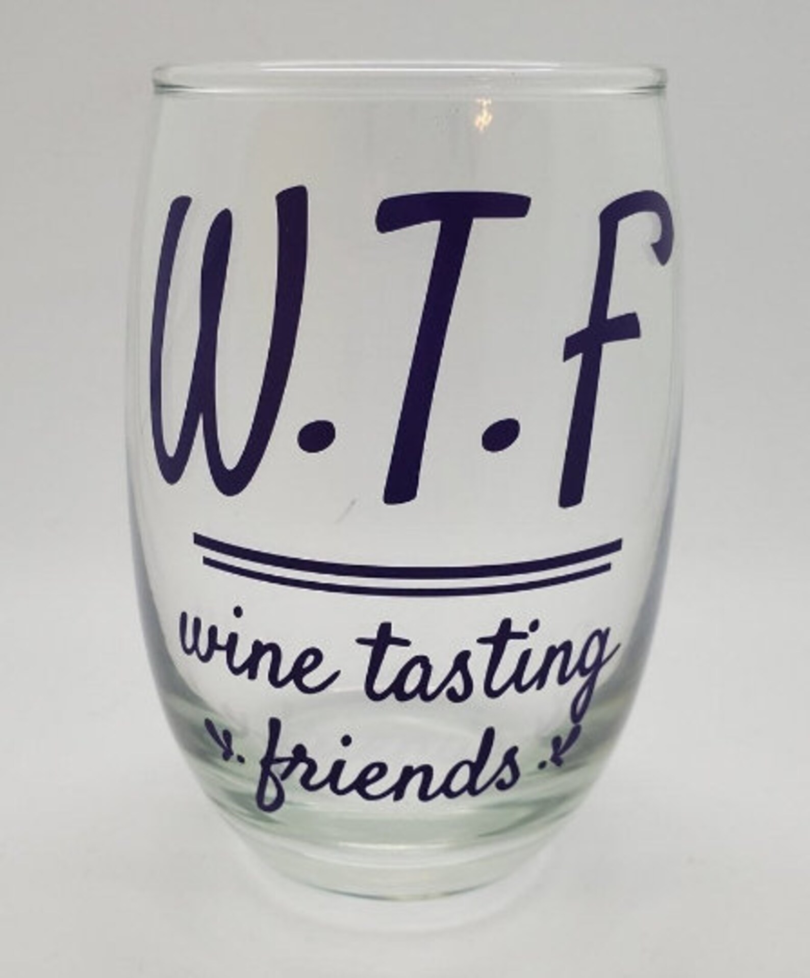 Wine Glass Decals Her Winess Custom Wine Glass Stickers Etsy