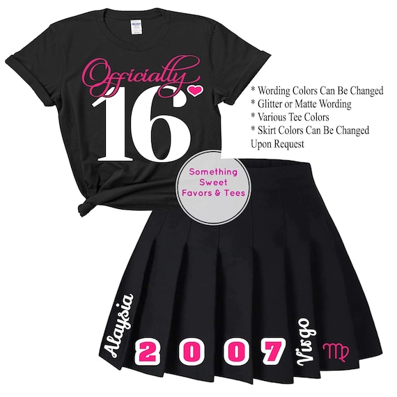 Sweet 16 Birthday Outfit or Tee Only Etsy