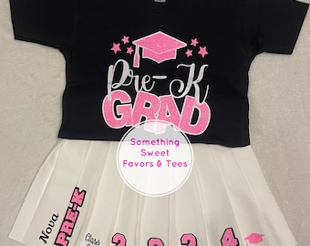 Class of 2024 Pre-K, Kinder, Kindergarten, 4th, 5th or 8th Grade Graduation Outfit