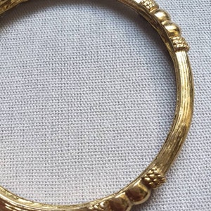 Vintage gold bangle