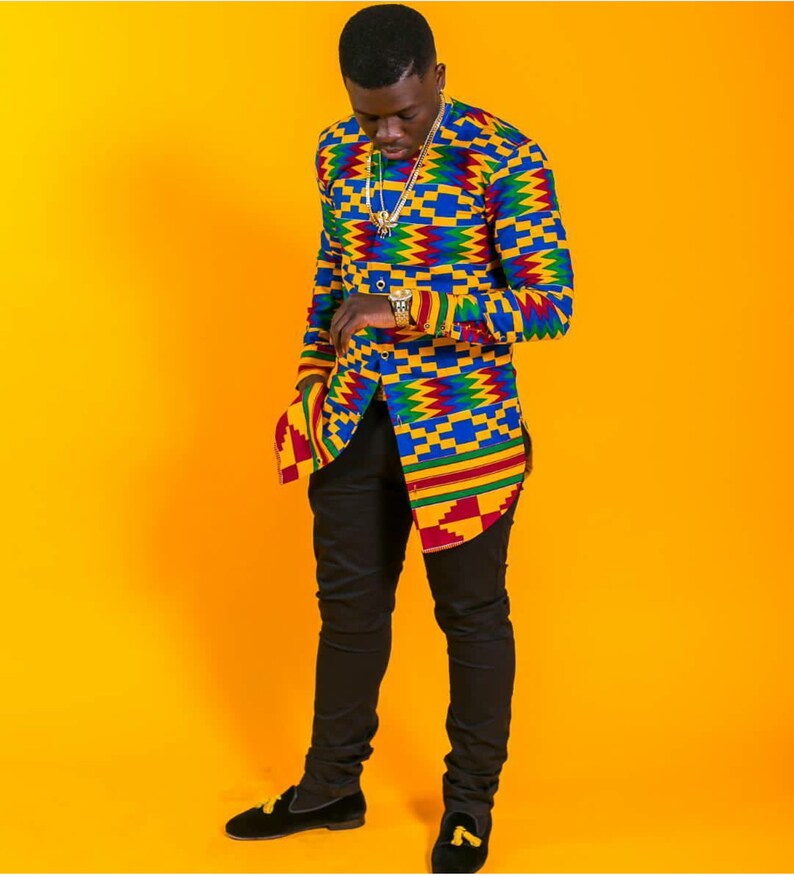 Camisa africana de hombre moda africana ropa de hombre | Etsy México
