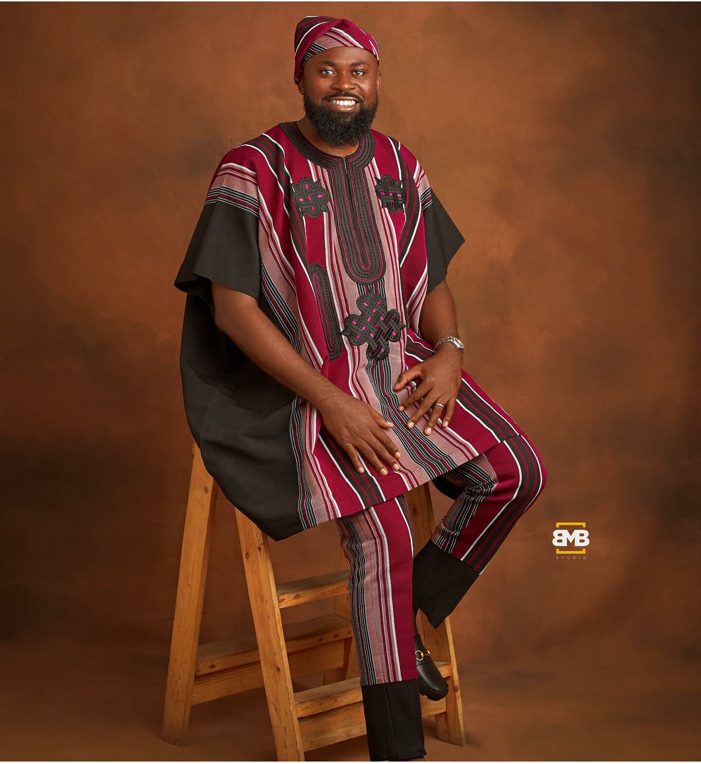 Grrom's wear men clothing Aso oke fabric Nigerian Etsy