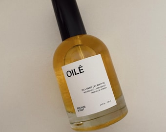 All Over Dry Body Oil | Non-Greasy | Spray Tan Friendly | Skin/Body Care | Moisturizing Post-Shower Oil | Natural Ingredients | Bronze Boss
