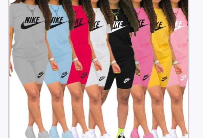 nike two piece short set