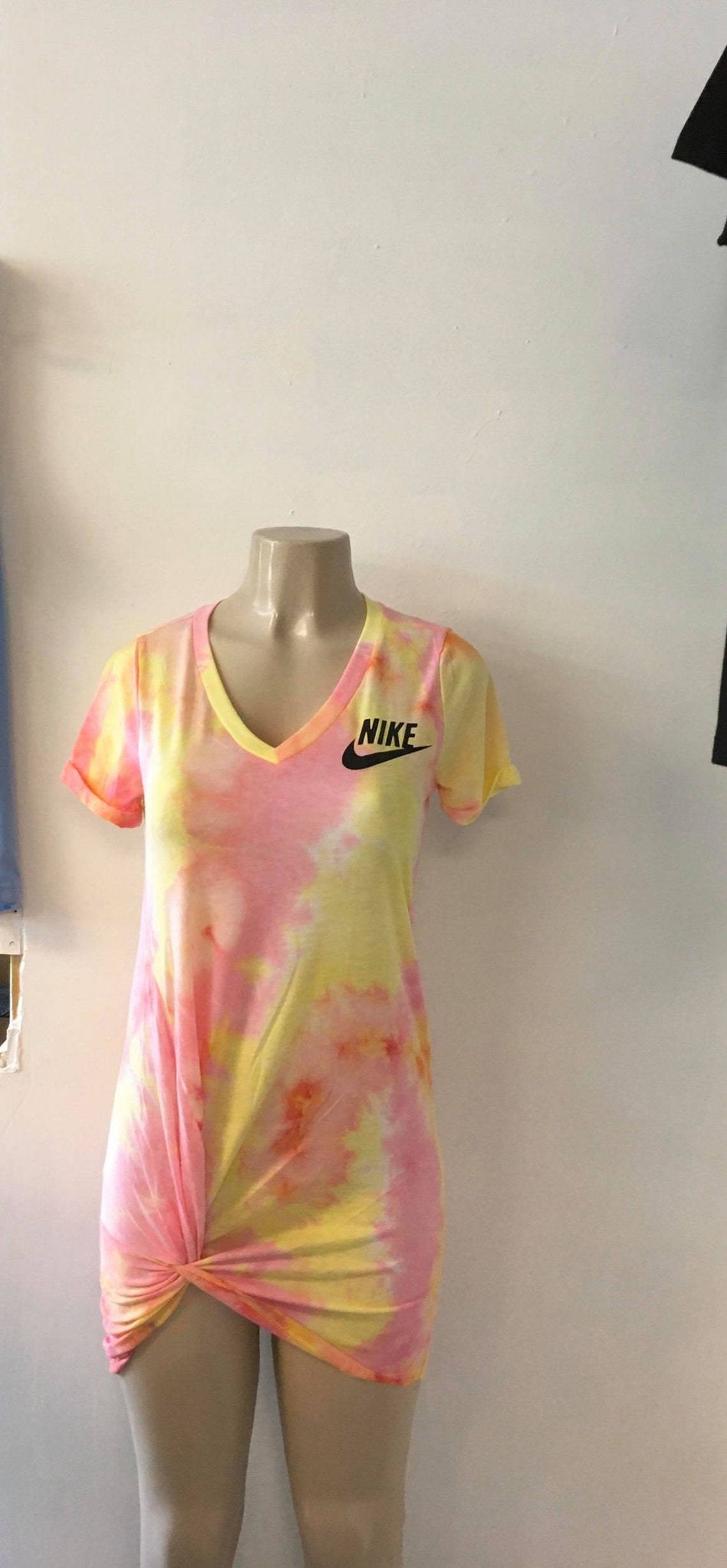 Tie Dye Inspired Nike Mini T-shirt Dress | Etsy