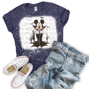 Mickey Halloween bleached shirt