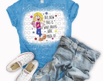 Channel Lizzie Mcguire bleached shirt