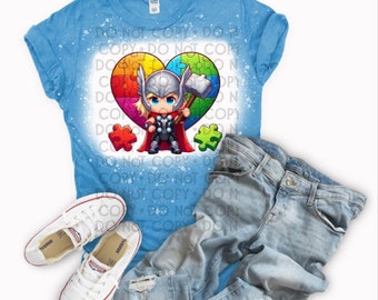 Camiseta de concienciación sobre el autismo de los Vengadores del Dr. Strange
