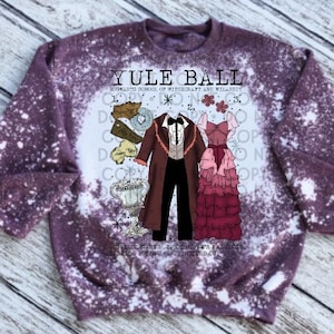 Yule Ball Inspired Bleached Sweatshirt